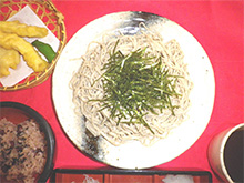 とり天ざるそば(ごはん付) 1,030円